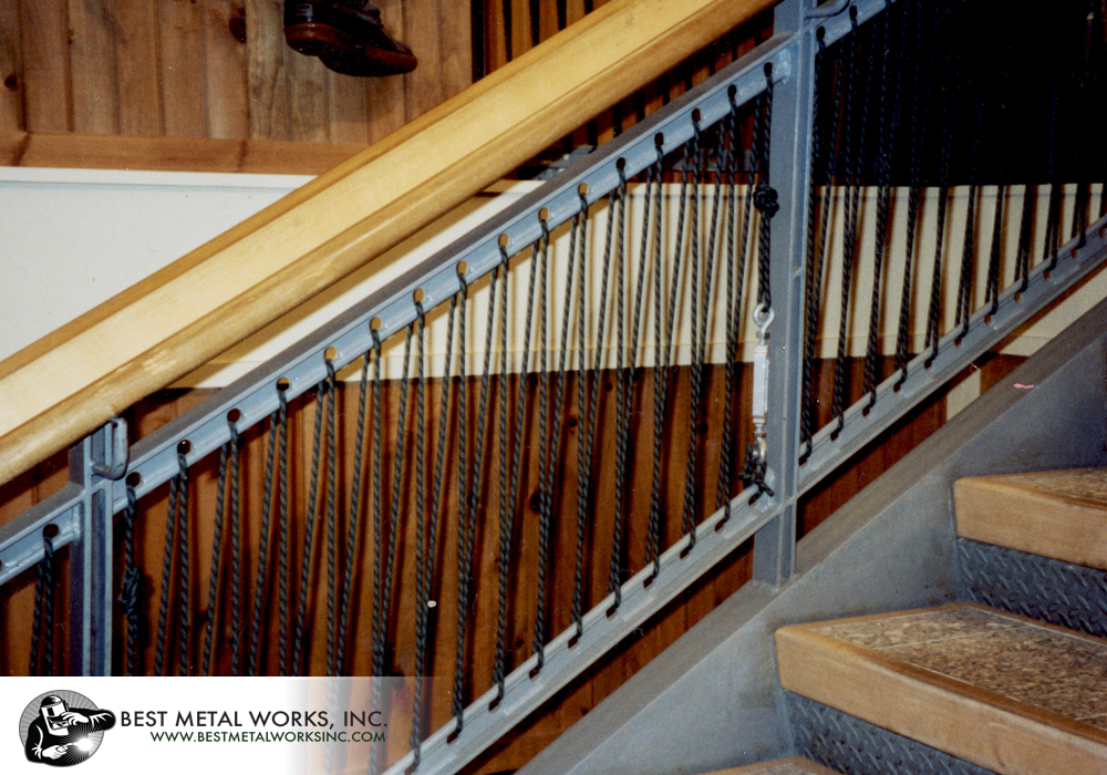 Custom Stairs and Railing for L.L. Bean.