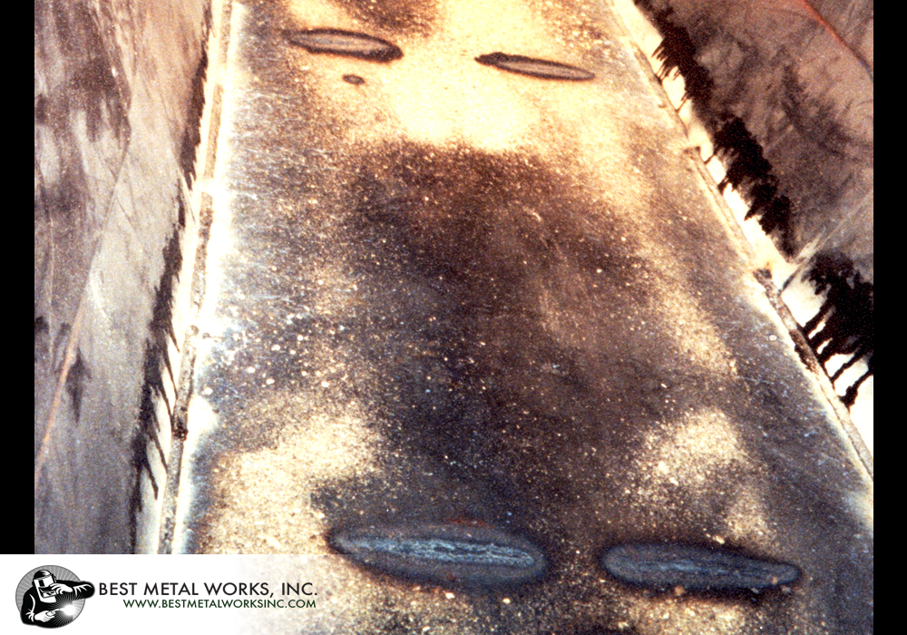 Sawdust Conveyer Floor Repair